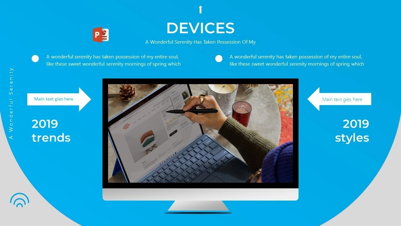 شريحة احترافية لعرض المنتجات في برنامج بوربوينت