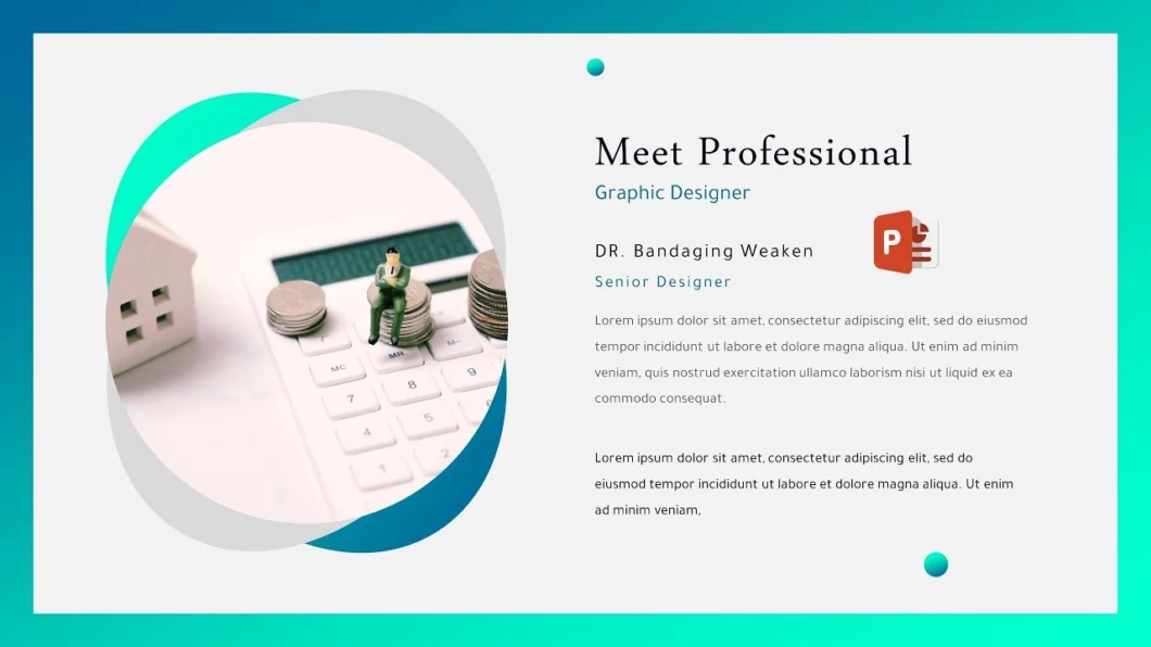 تصميم غلاف احترافي للمشاريع في برنامج بوربوينت