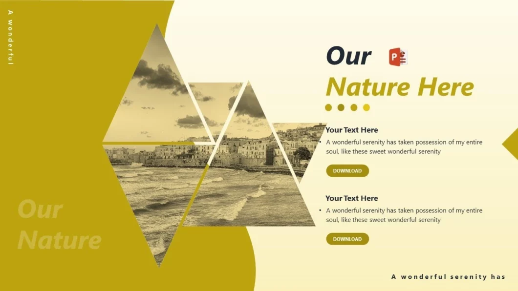 تصميم شريحة مميزة في برنامج بوربوينت