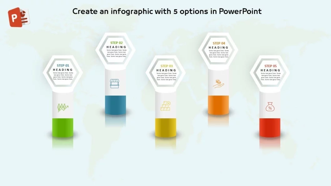خمسة خيارات انفوجرافيك مميزة في برنامج بوربوينت