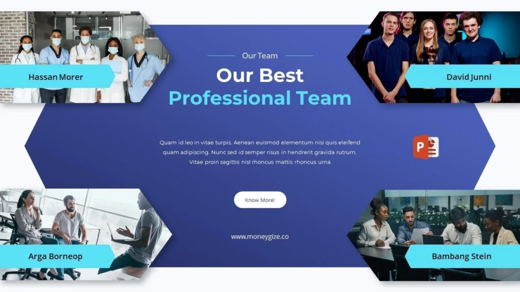 شريحة مميزة لعرض المنتجات في برنامج بوربوينت