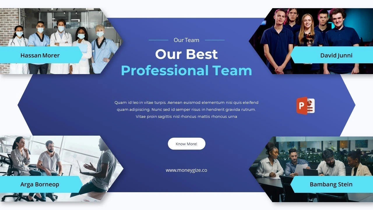 شريحة مميزة لعرض المنتجات في برنامج بوربوينت