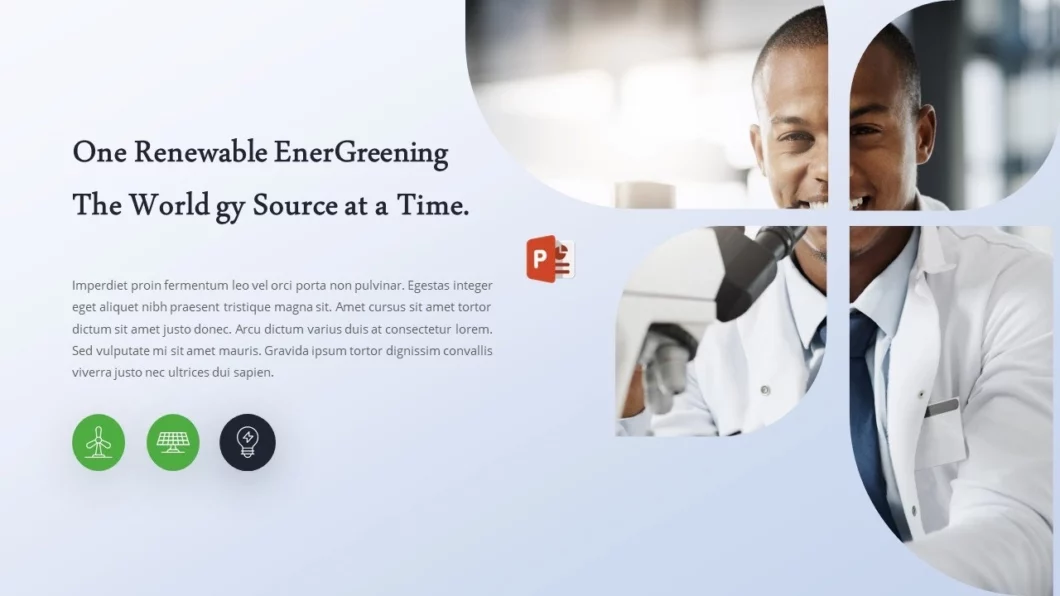 شريحة احترافية مميزة لمشاريع بوربوينت