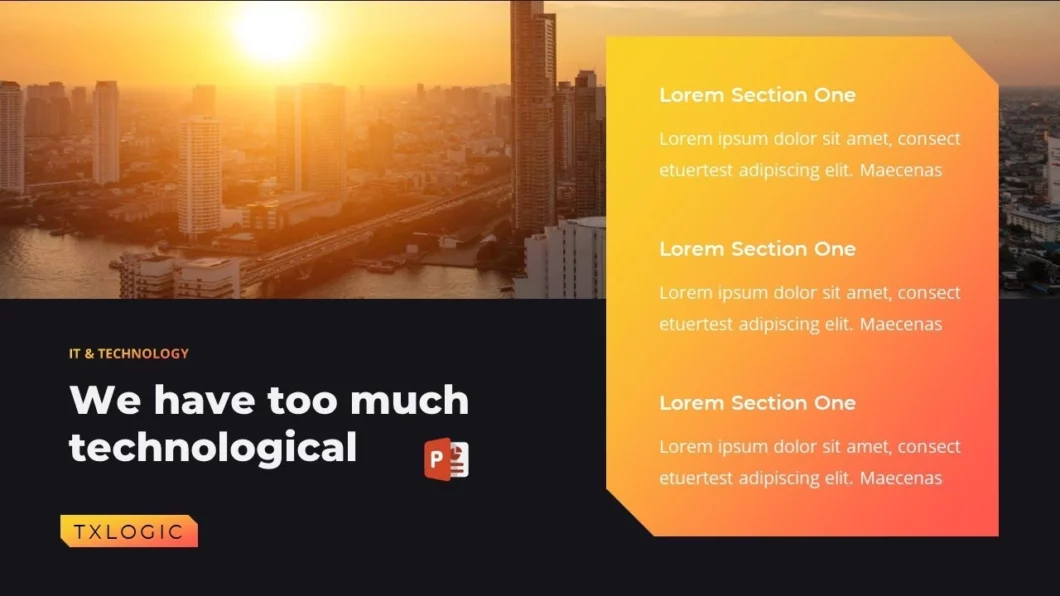 شريحة افتتاحية احترافية لمشاريع بوربوينت