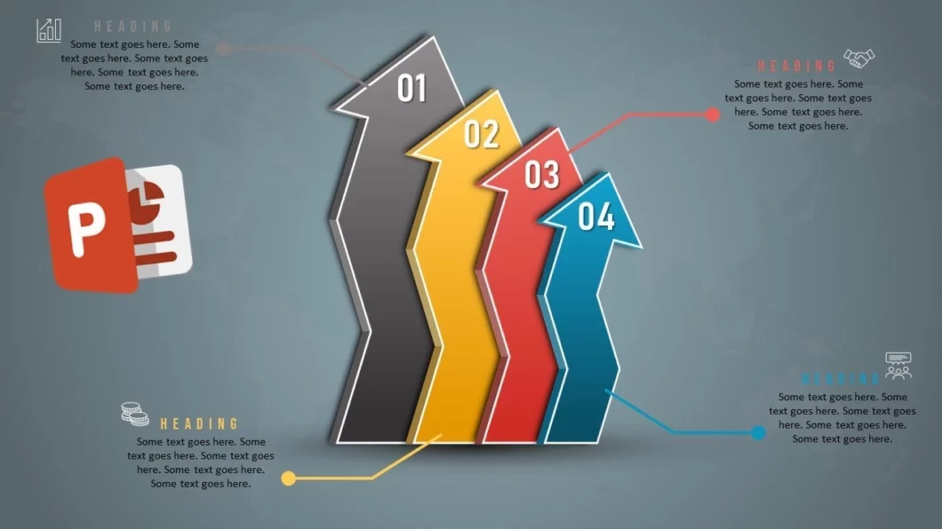 أربعة خيارات انفوجرافيك مميزة في برنامج بوربوينت