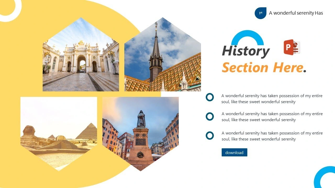 شريحة مميزة لعرض الأفكار لمشاريع بوربوينت