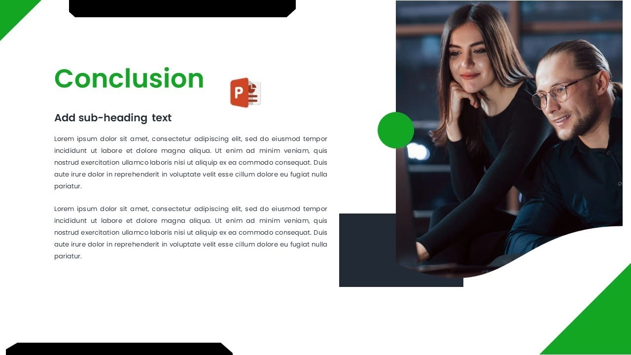 شريحة افتتاحية مميزة لمشاريع بوربوينت