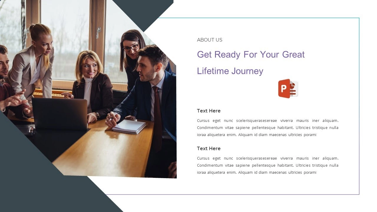 شريحة احترافية مميزة لمشاريع بوربوينت