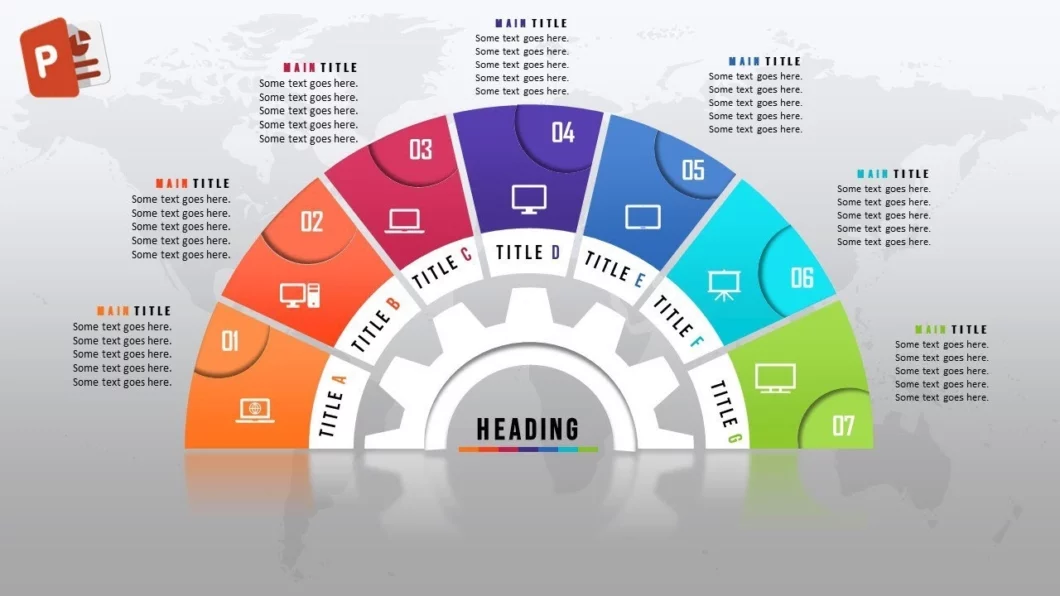 سبعة خيارات انفوجرافيك مميزة في برنامج بوربوينت