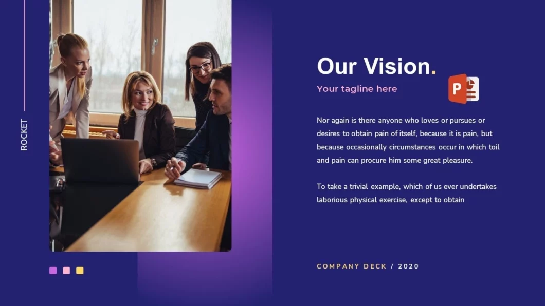 شرائح بروفايل احترافية لمشاريع بوربوينت