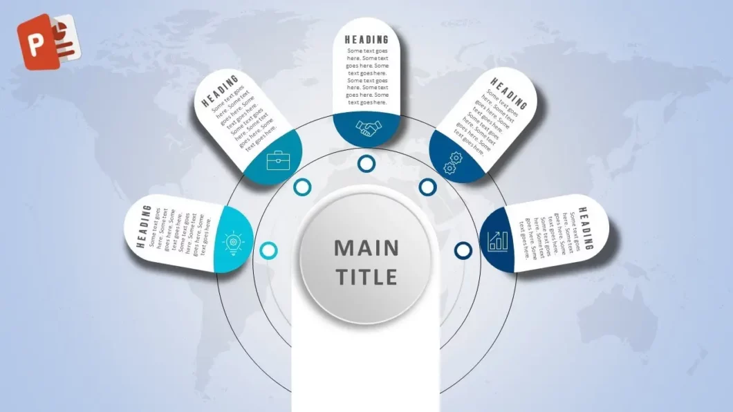 خمسة خيارات انفوجرافيك مميزة في برنامج بوربوينت