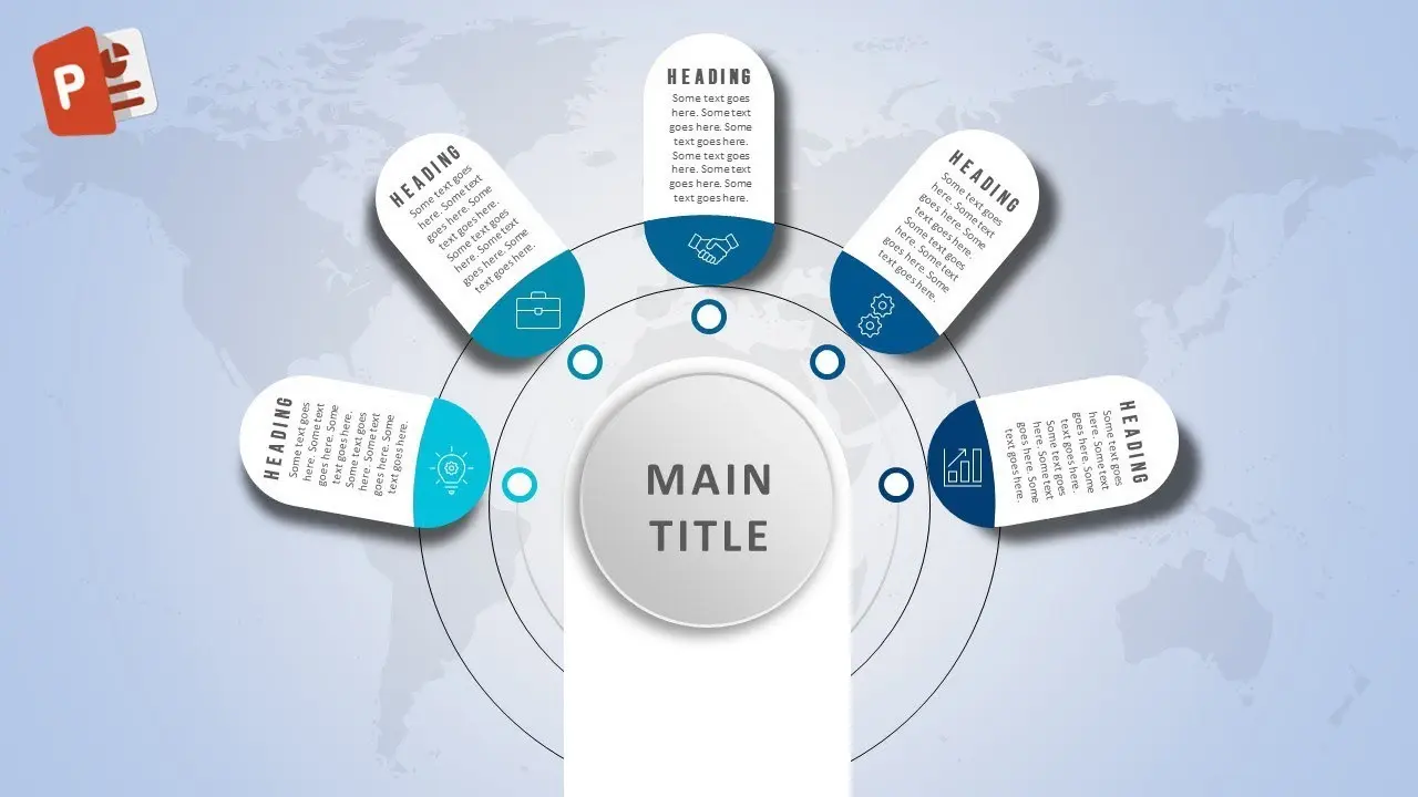 خمسة خيارات انفوجرافيك مميزة في برنامج بوربوينت