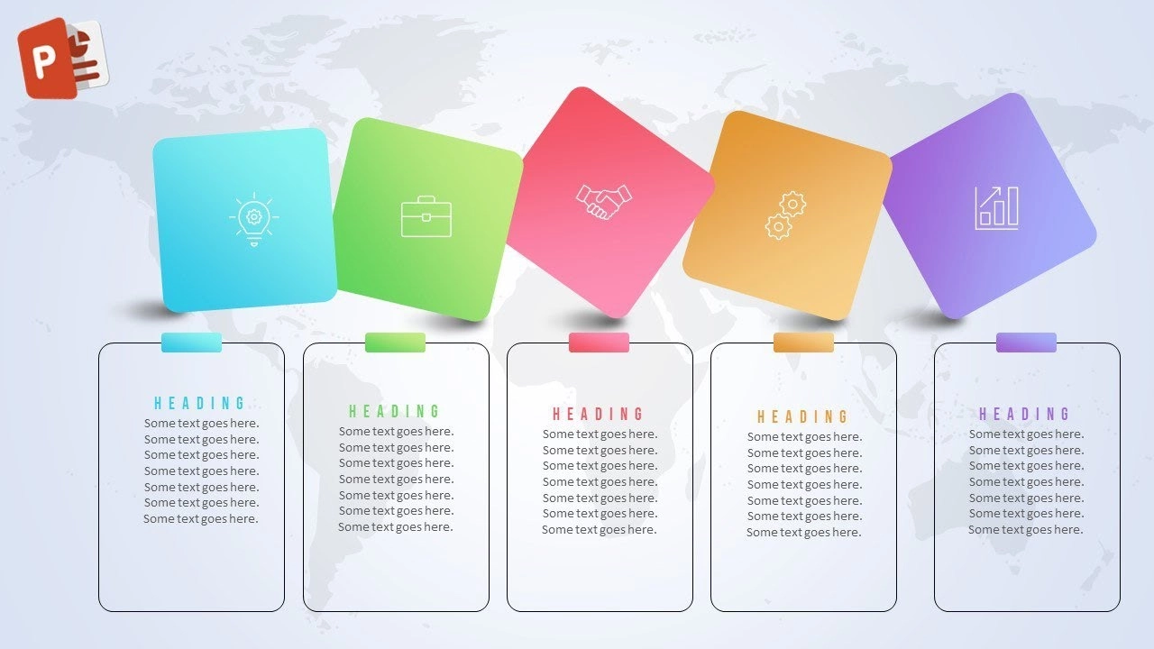 خمسة خيارات انفوجرافيك مميزة في برنامج بوربوينت