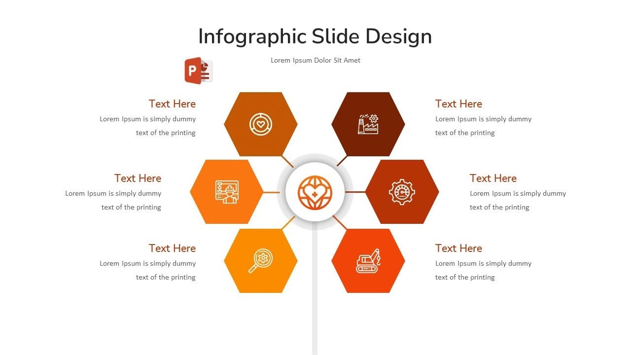ستة خيارات انفوجرافيك احترافية في برنامج بوربوينت