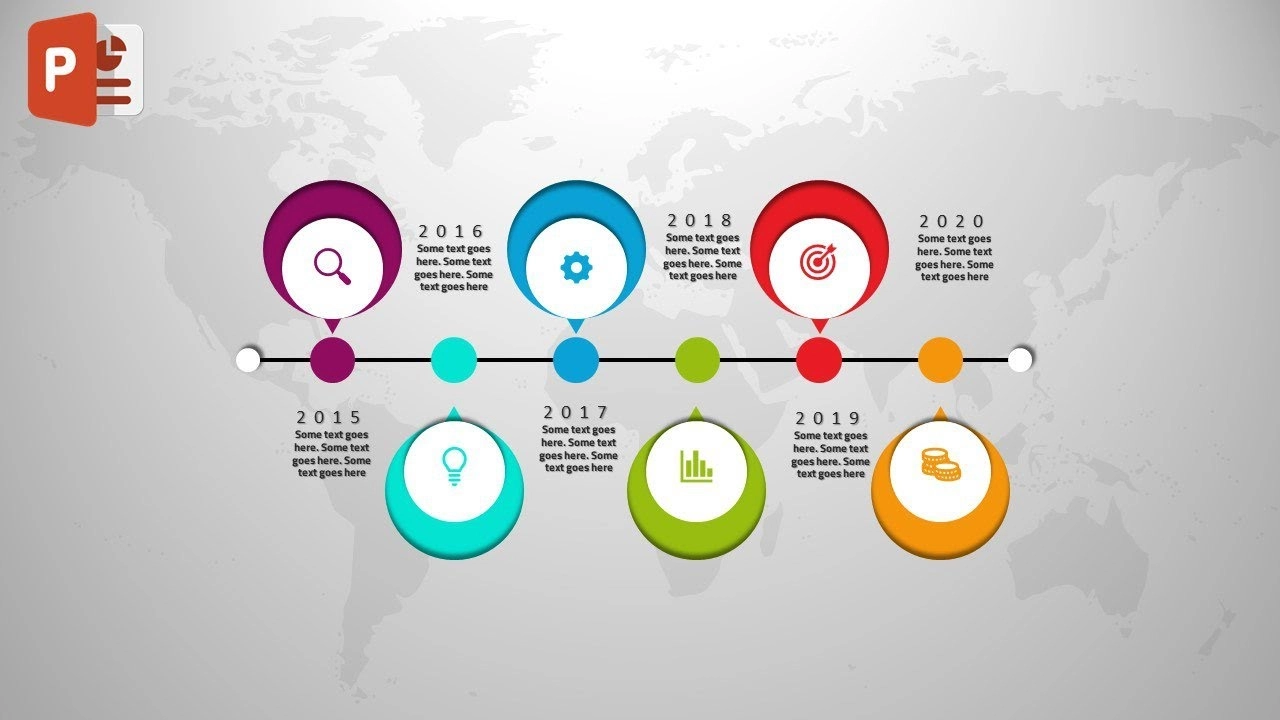 انفوجرافيك ستة خيارات مميزة في برنامج بوربوينت