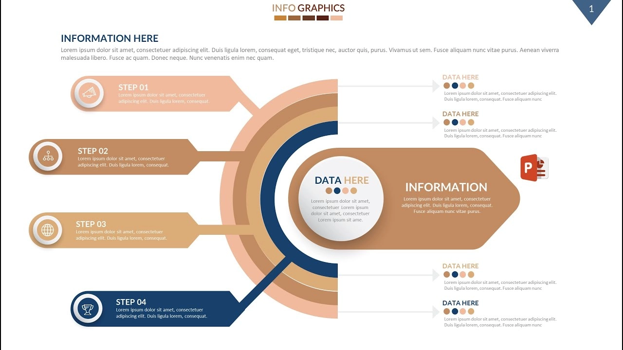 maxresdefault (54) انفوجرافيك أربعة خيارات محترفة في برنامج بوربوينت