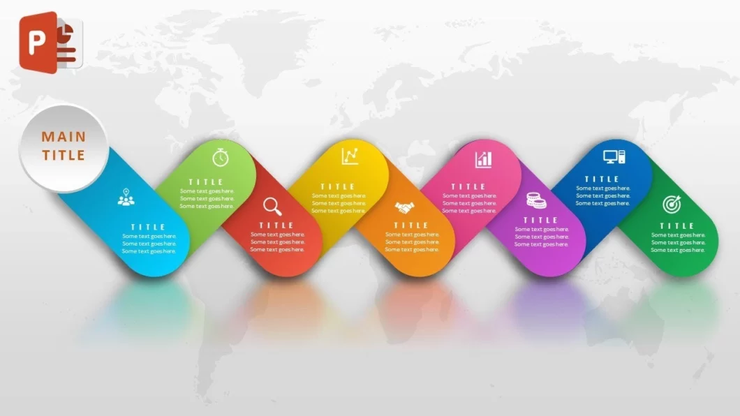 انفوجرافيك تسعة خيارات مميزة في برنامج بوربوينت