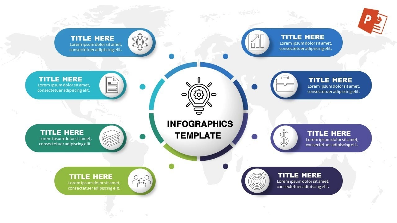 maxresdefault (30) لوحة انفوجرافيك احترافية ثمانية خيارات لعرض الأفكار في المشاريع