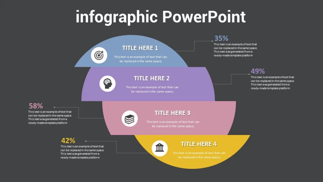 كيفية إنشاء أربعة خيارات انفوجرافيك مميزة في برنامج بوربوينت
