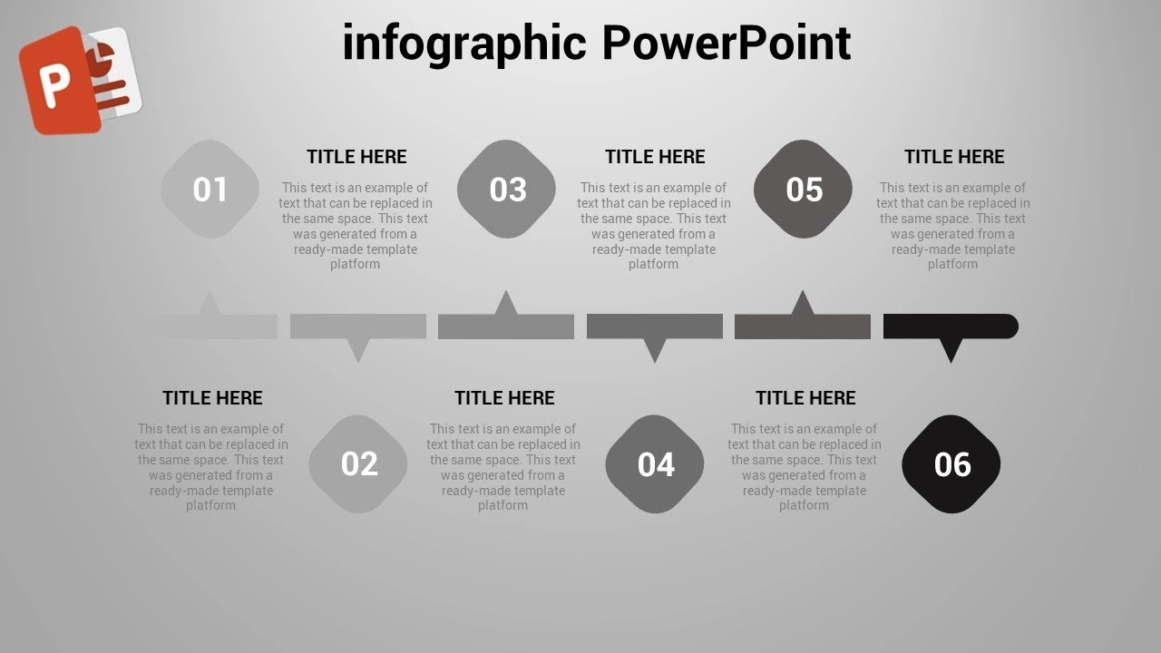 كيفية إنشاء ستة خيارات انفوجرافيك احترافية في برنامج بوربوينت