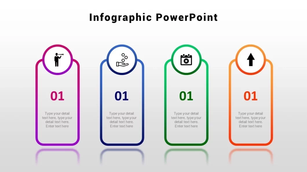 كيفية إنشاء أربعة خيارات انفوجرافيك متحركة في برنامج بوربوينت