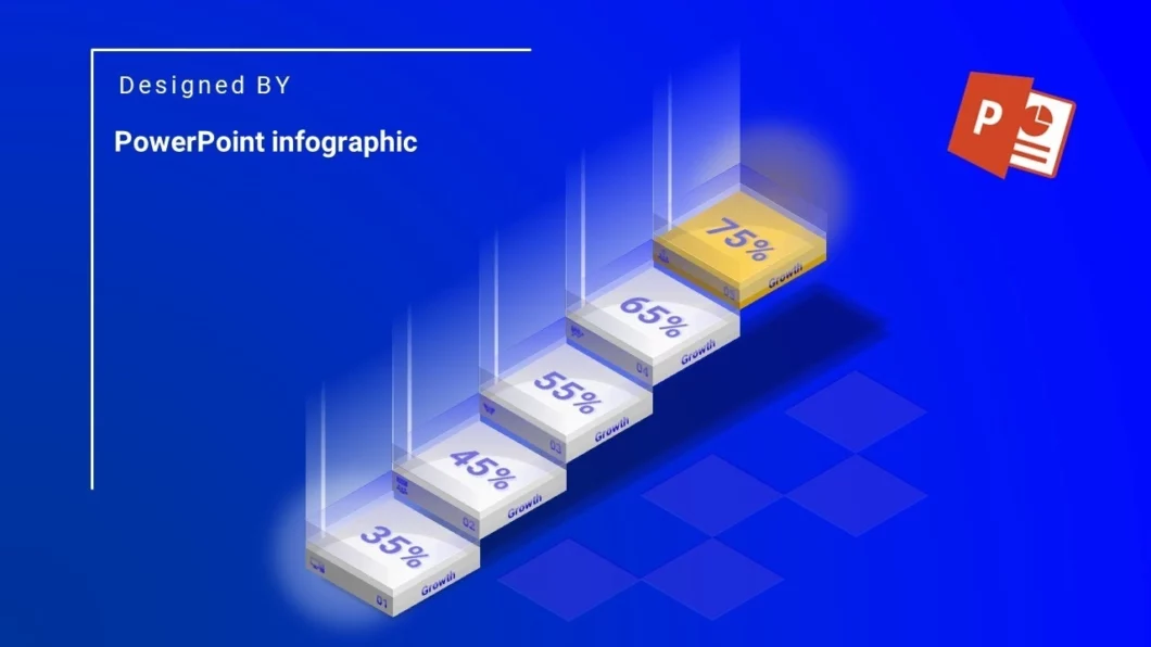 كيفية إنشاء خمسة خيارات انفوجرافيك 3D احترافية في برنامج بوربوينت