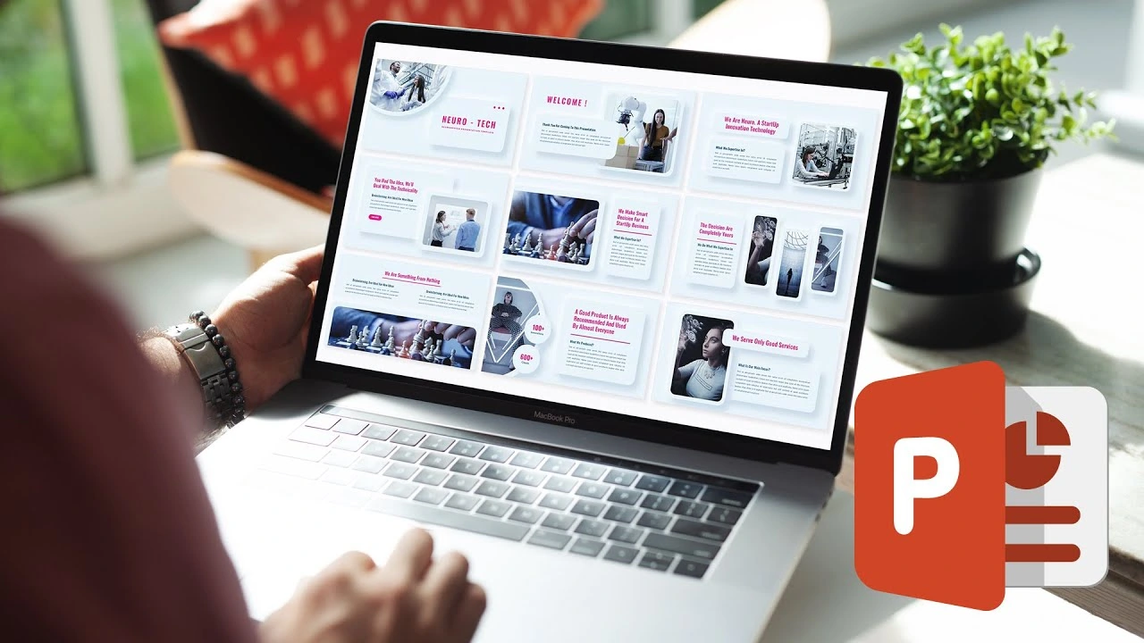 maxresdefault قالب مشروع بوربوينت تقني حديث مع حزمة من أروع الأيقونات | Modern Technology PowerPoint Template