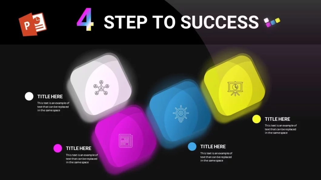 كيفية إنشاء أربعة خيارات احترافية مميزة في برنامج بوربوينت