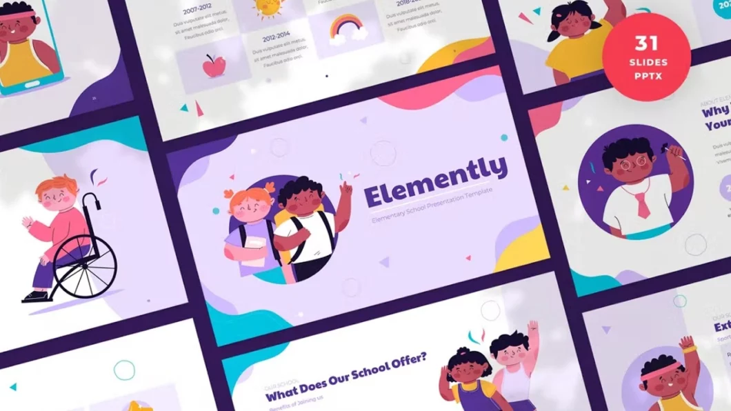 عروض بوربوينت احترافية | قالب بوربوينت للدروس التعليمية