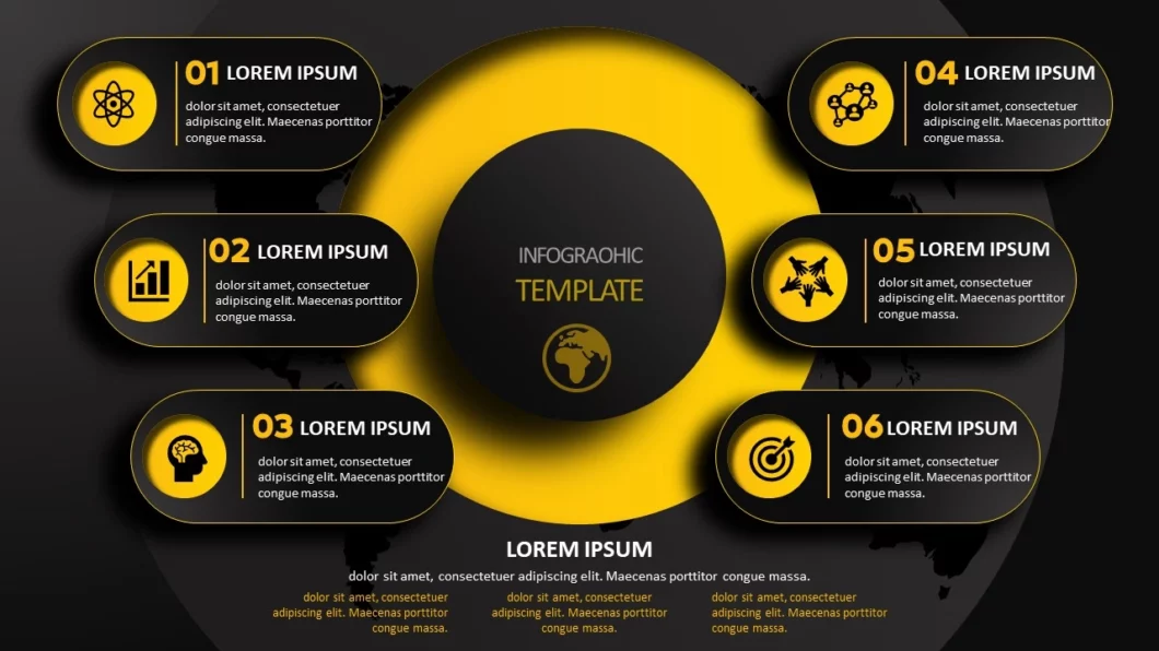 انفوجرافيك احترافي للمشاريع في بوربوينت