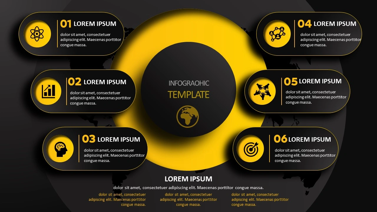 انفوجرافيك احترافي للمشاريع في بوربوينت