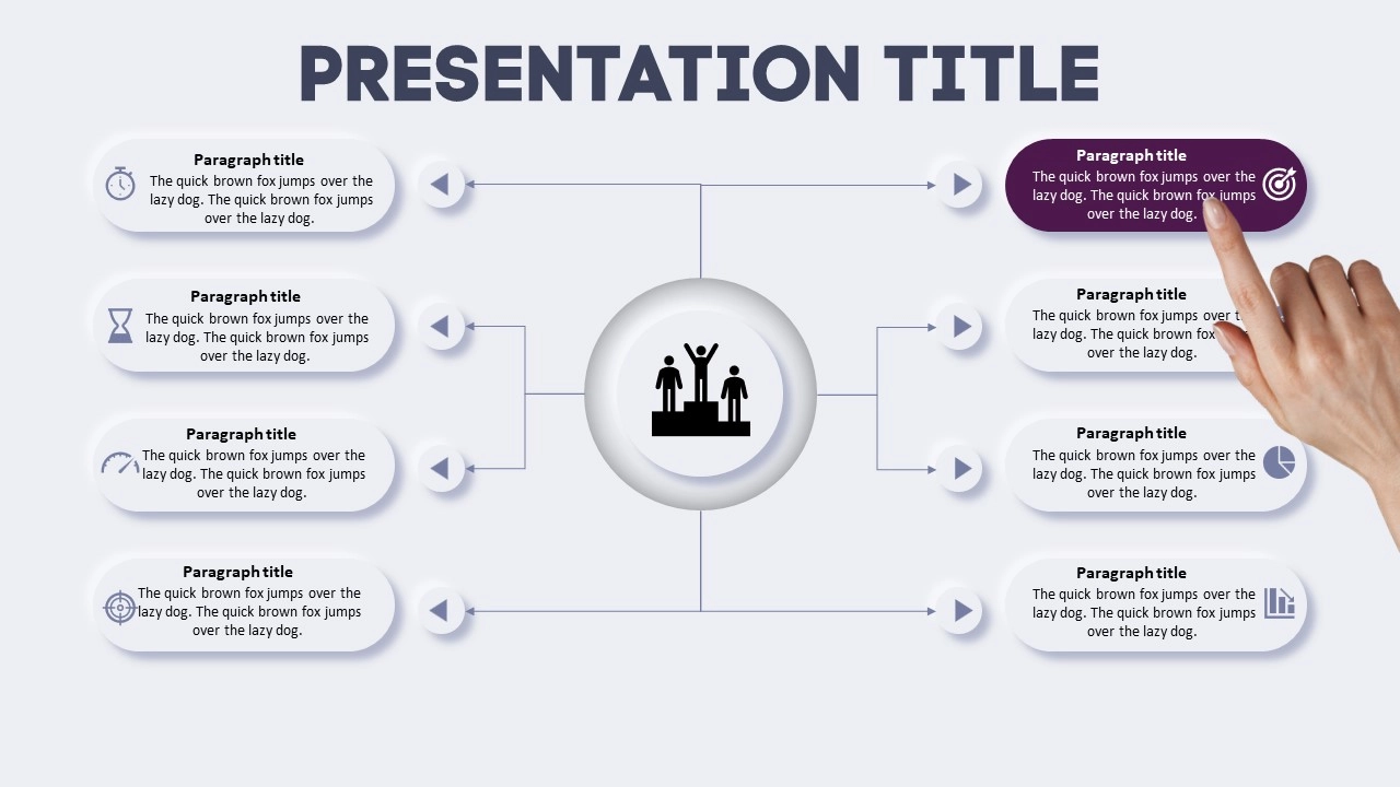 مشروع مخطط معلومات انفوجرافيك متميز وإبداعي بارتباطات تشعبية