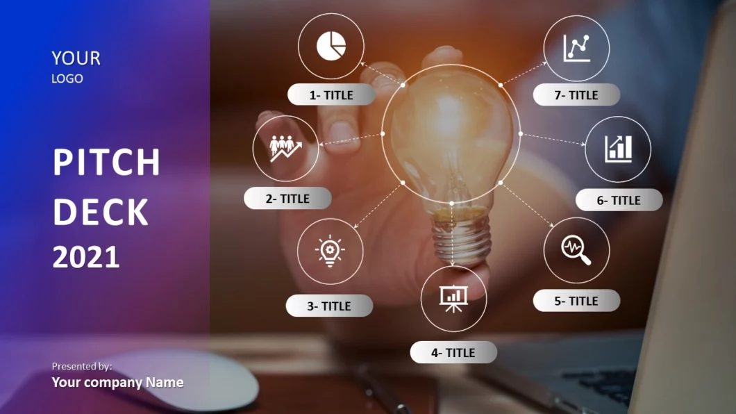 تصميم مشروع متكامل مع العرض الرئيسي بتأثير سلايد زوم